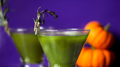 Cocktail au Matcha pour l'Halloween